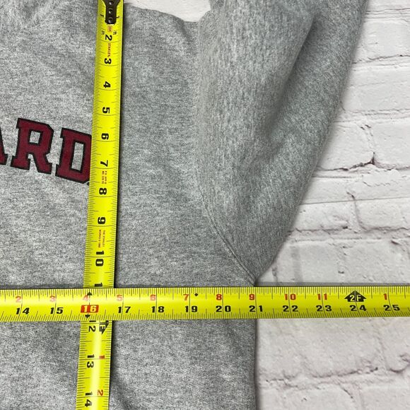 Champion Harvard University Pullover Hoodie Sweatshirt Size Medium B355 -7 - Picture 6 of 16